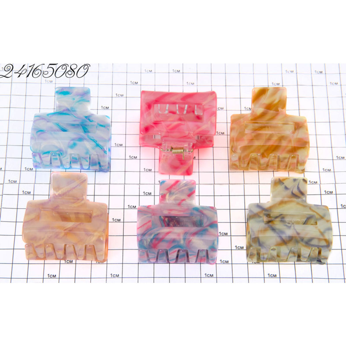 Крабы для волос акриловые